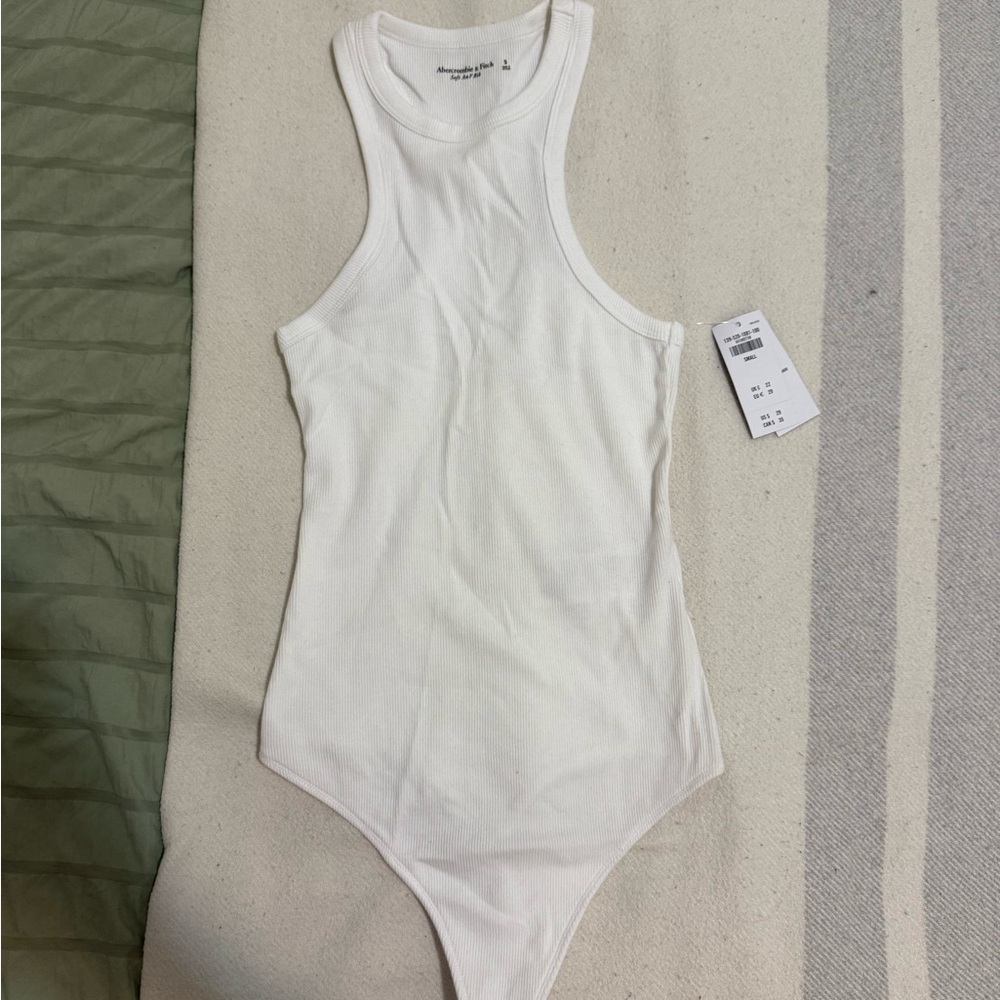White Abercrombie Bodysuit